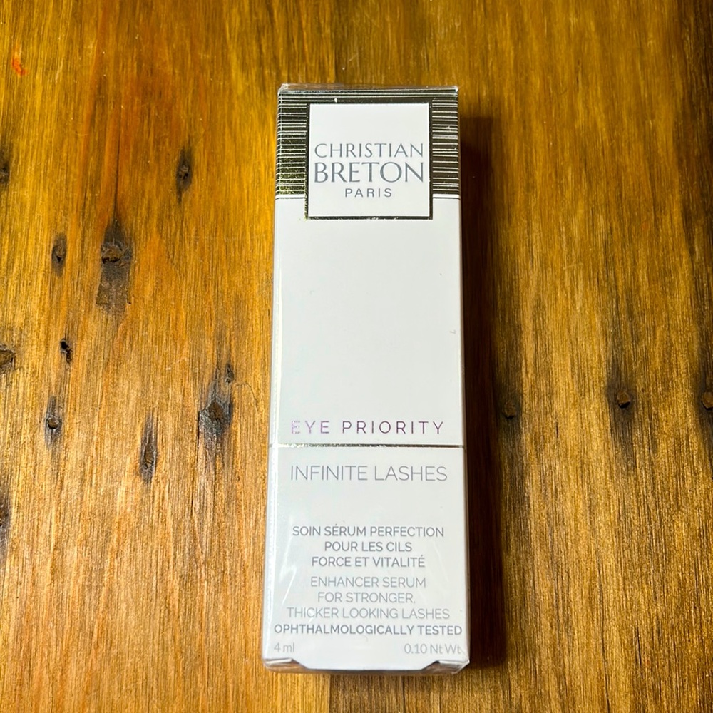 New, Christian BRETON Infinite Lashes Eyelash Serum Eyebrow Growth Enhancer. NIB
